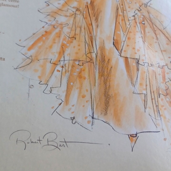 2008 Barbie 50 Gold Sparkly Strapless Holiday Gown Doll Mattel P9070 Robert Best - Picture 8 of 14